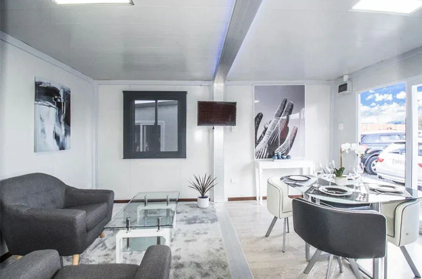 Casa contenedor prefabricada de acero galvanizado