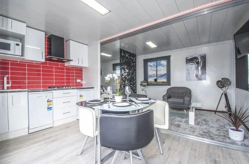 Casa contenedor prefabricada de acero galvanizado