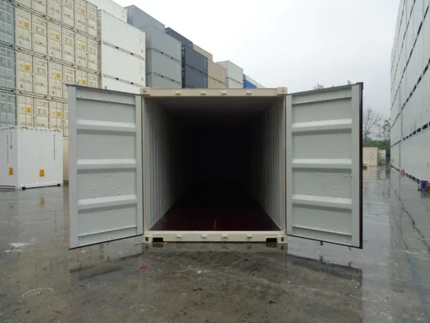 Contenedor marítimo estándar 40 pies (Dry Van) color RAL 5109