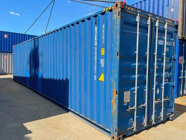 Contenedor marítimo High Cube (HC) 40 pies usado — gran capacidad