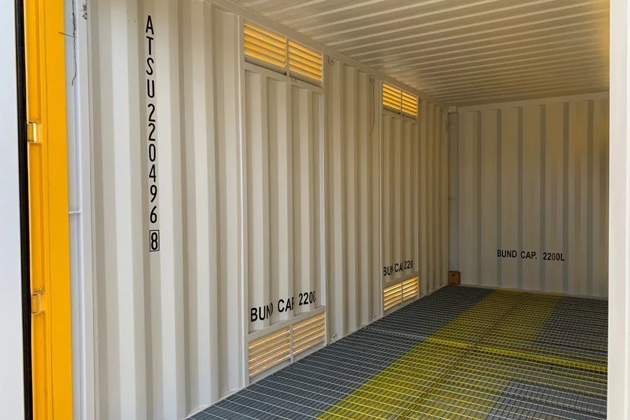 Contenedor Hazmat 20 pies para mercancías peligrosas