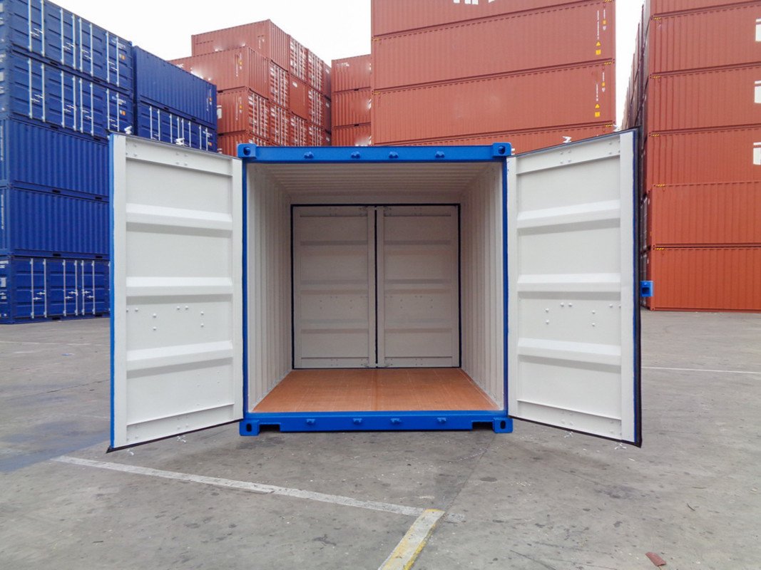 Contenedor marítimo 10 pies con doble puerta