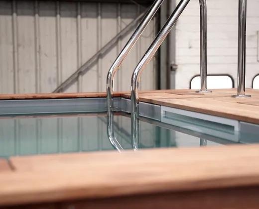 Piscina contenedor de 40 pies (6,5 × 2,8 m)