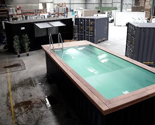Piscina contenedor de 40 pies (6,5 × 2,8 m)